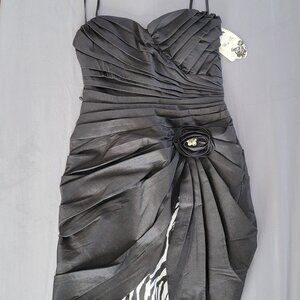 Way In Clothing Co. Black Party/Cocktail/Sweetheart Dress Size 11 Junior NWT
